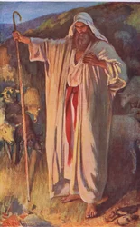 La zarza ardiente, ilustración de Imágenes que Enseñan La Serie de la Corona, 1920