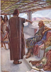 Tú eres el hombre, ilustración de Pictures That Teach The Crown Series, 1920
