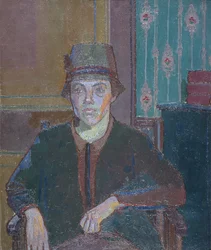Una dama (óleo sobre lienzo)