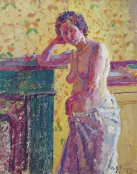 Interior con desnudo