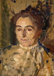 Estudio de retrato de una mujer