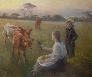 Alimentar a los terneros