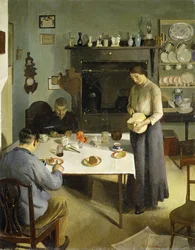 La mesa de té