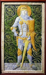 Gideon, cerámica Della Robbia, c.1900 (cerámica)