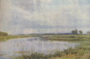Un río en una llanura, 1910