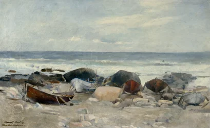 Barcos en la playa, Jæren