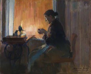 Por la luz de la lámpara