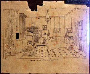 Estudio de Michael Faraday (1973-1867) en The Royal Institution