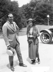 Douglas Fairbanks y Mary Pickford, c.1915 (foto b/n)