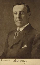 Woodrow Wilson (foto en blanco y negro)