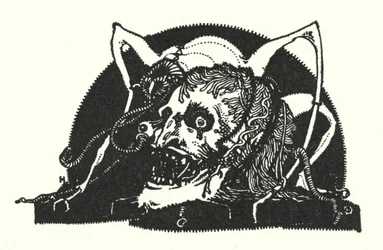 Edgar Allan Poe: Motivo de diseño (litografía)