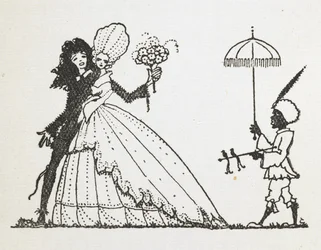 Ilustración para el cuento "el hada".