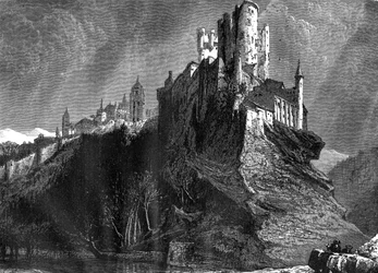 El Alcázar de Segovia, España, siglo XIX