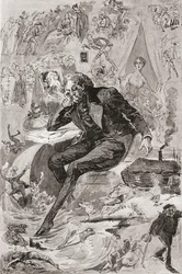 David Copperfield. Ilustración de Harry Furniss para la novela de Charles Dickens David Copperfield, de The Testimonial Edition, publicada en 1910.