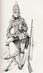Ilustración para la novela de Charles Dickens Barnaby Rudge