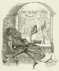 Ilustración para Sylvie y Bruno de Lewis Carroll