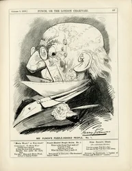 Ilustración de Harry Furniss (1854-1925) en Punch