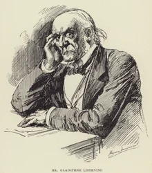 Mr Gladstone escuchando