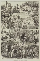 Bocetos en la Regata de Henley