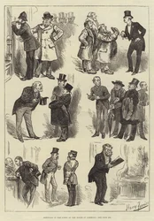 Bocetos en el Vestíbulo de la Cámara de los Comunes