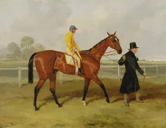 Sir Tatton Sykes (1772-1863) liderando el caballo 