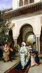 Saliendo de la Alhambra, 1887