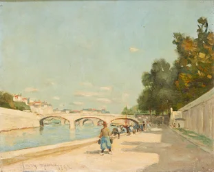 Puentes sobre el Sena (óleo sobre lienzo)
