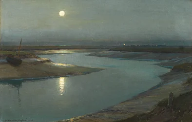 Luces de costa, c.1923 (óleo sobre tabla)