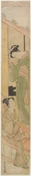 Joven hablando con un Watatsumi, c.1770