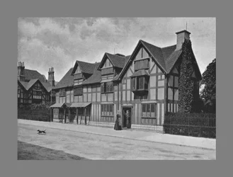 Casa de Shakespeare, Stratford-on-Avon, c1900