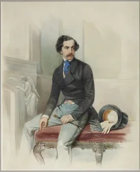 Retrato de Alexey Arkadyevich Stolypin Mongo 1816-1858