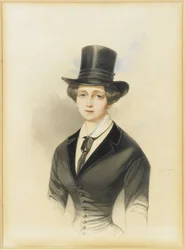 Retrato de la Gran Duquesa Catalina Mikhailovna de Rusia 1827-1894, 1847
