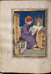 Libro de los Evangelios con Retratos de Evangelistas: San Marcos, c. 1480