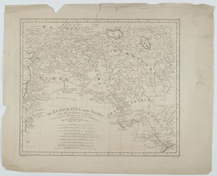 El Éufrates y el Tigris del Atlas de D