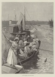 En la regata, la final