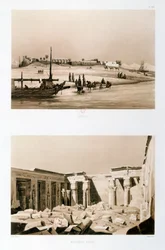 Luxor y Medinet Habu, Egipto, 1841