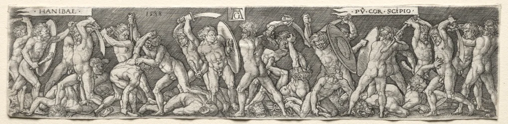 Aníbal luchando contra Escipión, 1538
