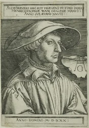 Heinrich Aldegrever, a los 28 años