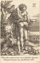 Hércules Luchando contra el Dios del Río Aqueloo