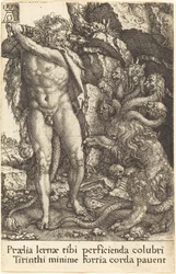 Hércules luchando con la Hidra de Lerna, 1550