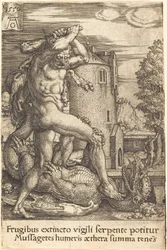 Hércules matando al dragón