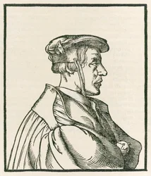 Heinrich Cornelius Agrippa von Nettesheim (1486-1535) página de título de De occulta philosophia libri tres publicado en 1533