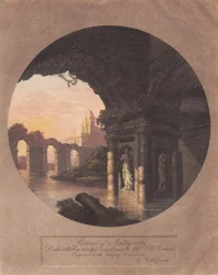 Ruinas de la Antigüedad. Dedicado a Clemens