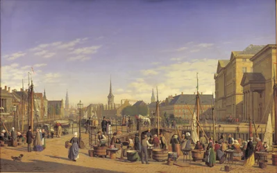 Vista desde Gammel Strand hacia Christiansborg
