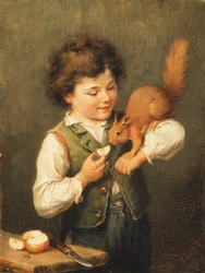 La ardilla mascota