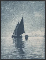 Velero amarrado