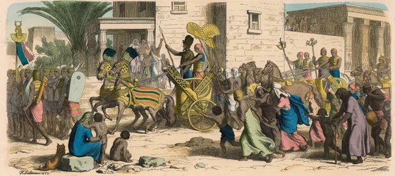 Egipto Antiguo: El Faraón marchando a la guerra