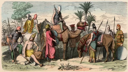 Antiguo Oriente / Persas: Vestimenta del ejército persa