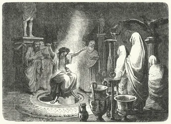 Pitia, Suma Sacerdotisa del Templo de Apolo en Delfos