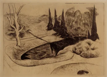 Parque en Dilborn, 1914